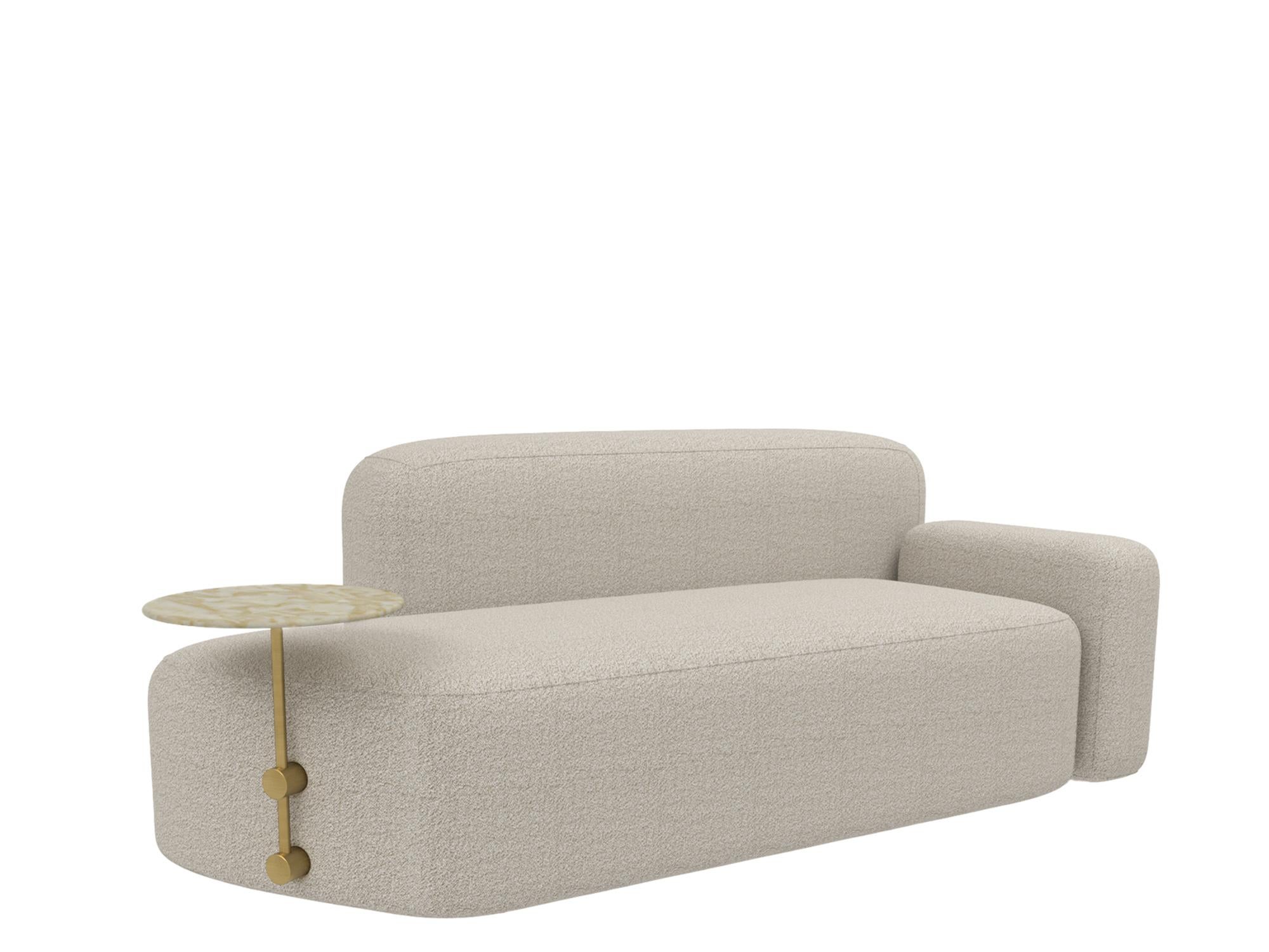 Divano componibile Mythos di Marioni
Dimensioni: L 200 x P 95 x H 75 cm. 
Materiali: Tappezzeria: Tessuto/Tessuto 7,50 Mt. PELLE/Pelle 11,50 Mq
Codice prodotto: I0331

Forma e linee pure, un divano indipendente con la possibilità di essere composto