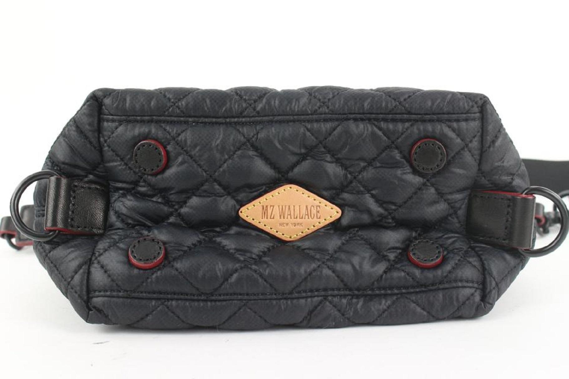 MZ Wallace Black Quilted 2way Tote Bag 50mz115 5