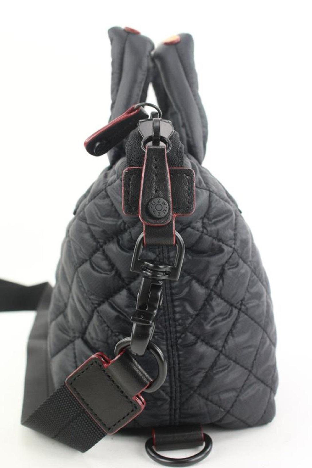 MZ Wallace Black Quilted 2way Tote Bag 50mz115 3