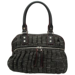 MZ Wallace Black & White Tweed Handbag