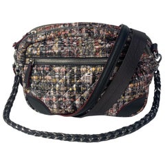 MZ Wallace Boucle Print Nylon Small Crosby Camera Crossbody Bag w/ Three Straps