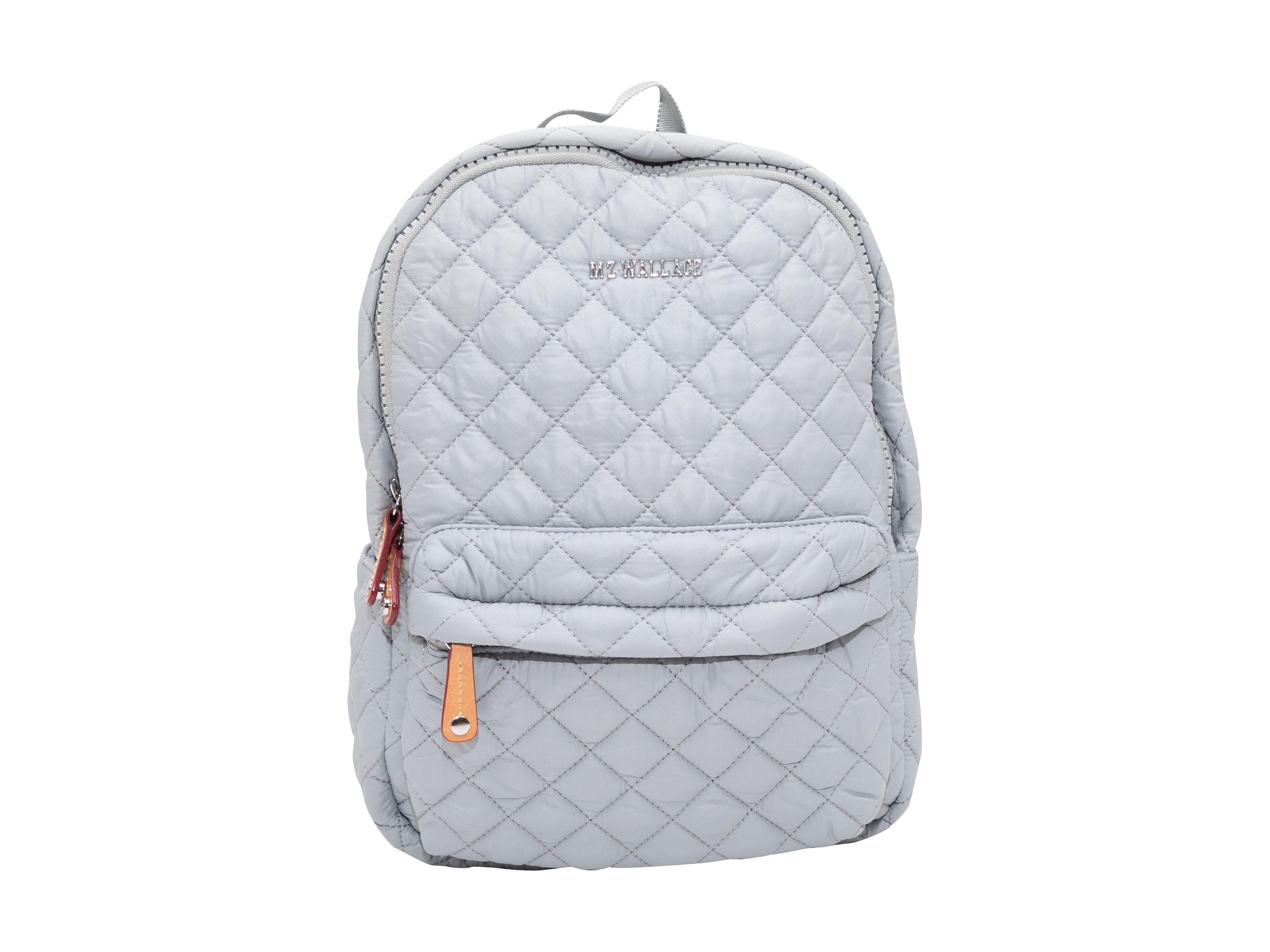 MZ Wallace Grau Gesteppter Mini-Rucksack 1