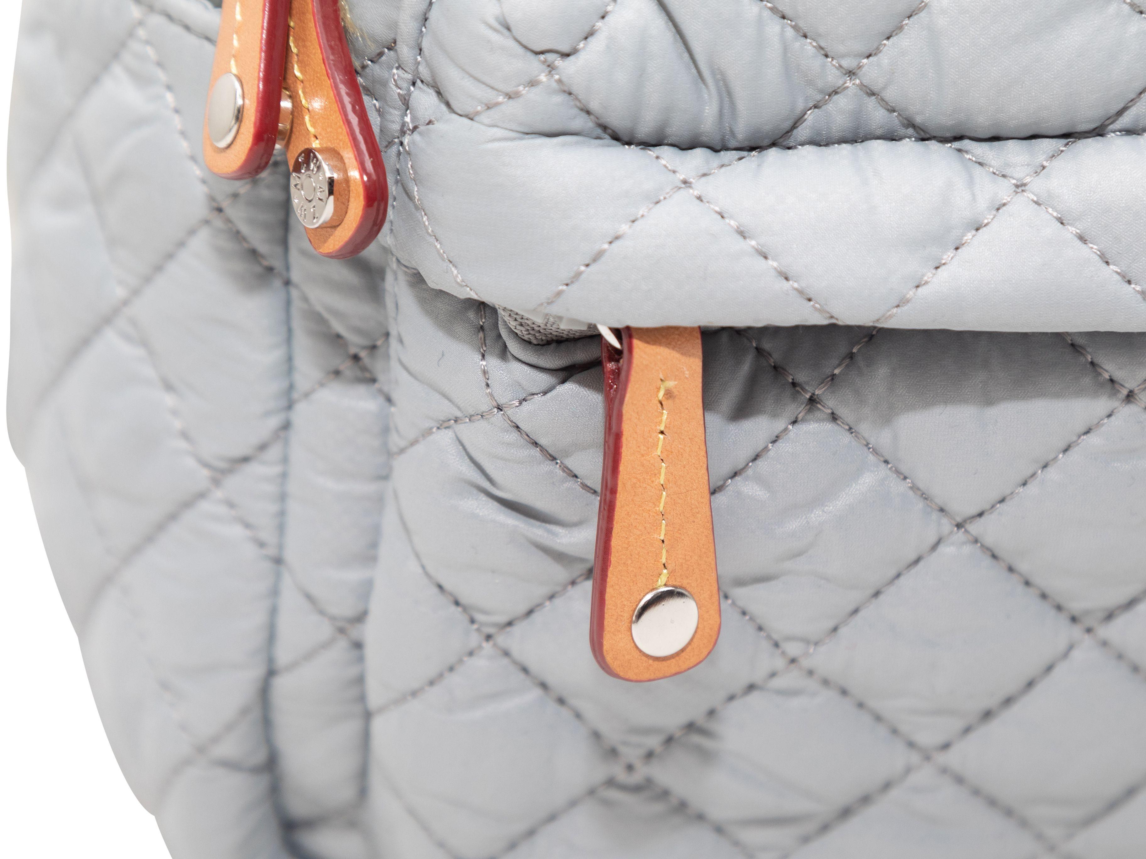 MZ Wallace Grau Gesteppter Mini-Rucksack 3