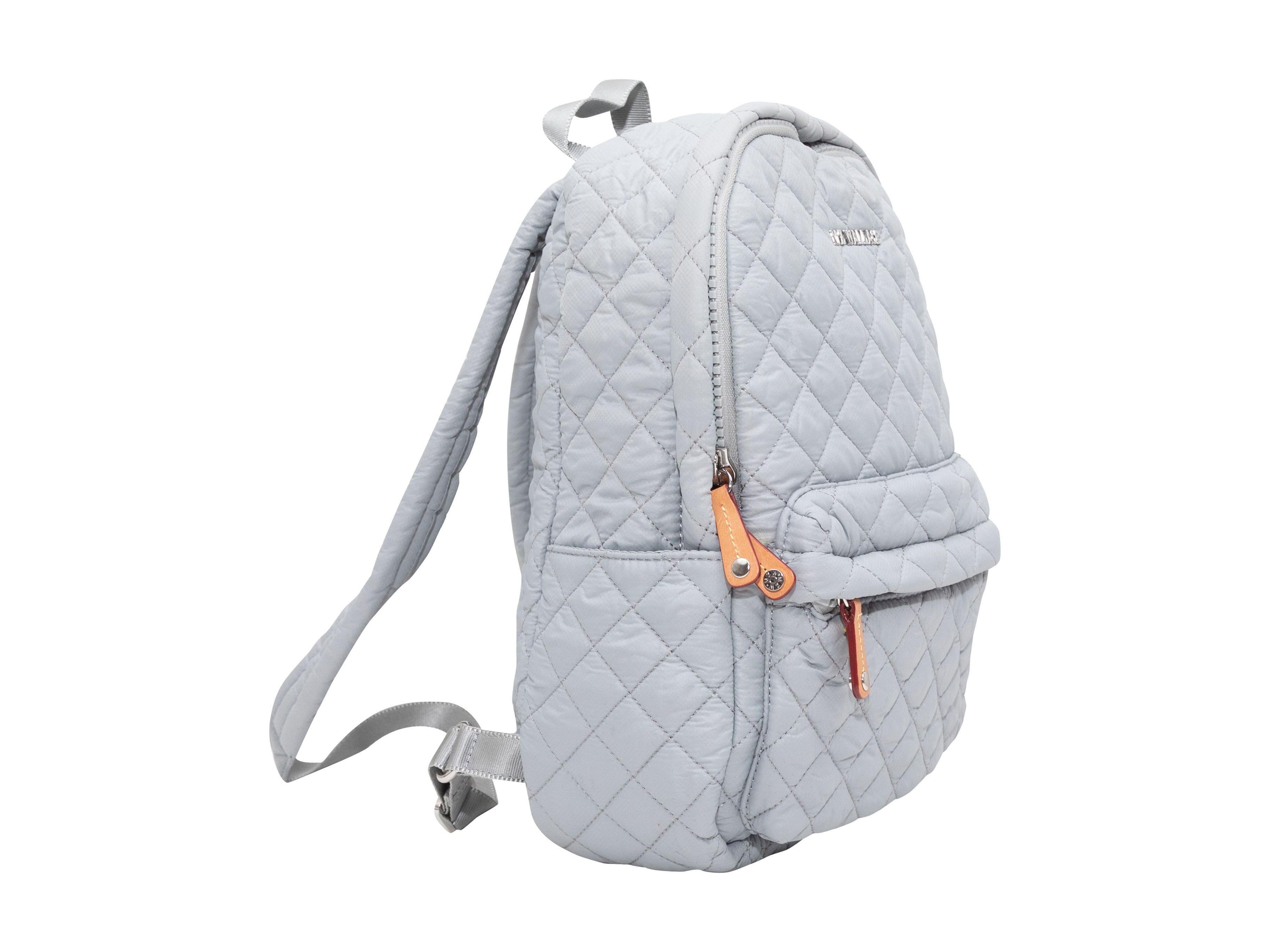 MZ Wallace Grau Gesteppter Mini-Rucksack 4