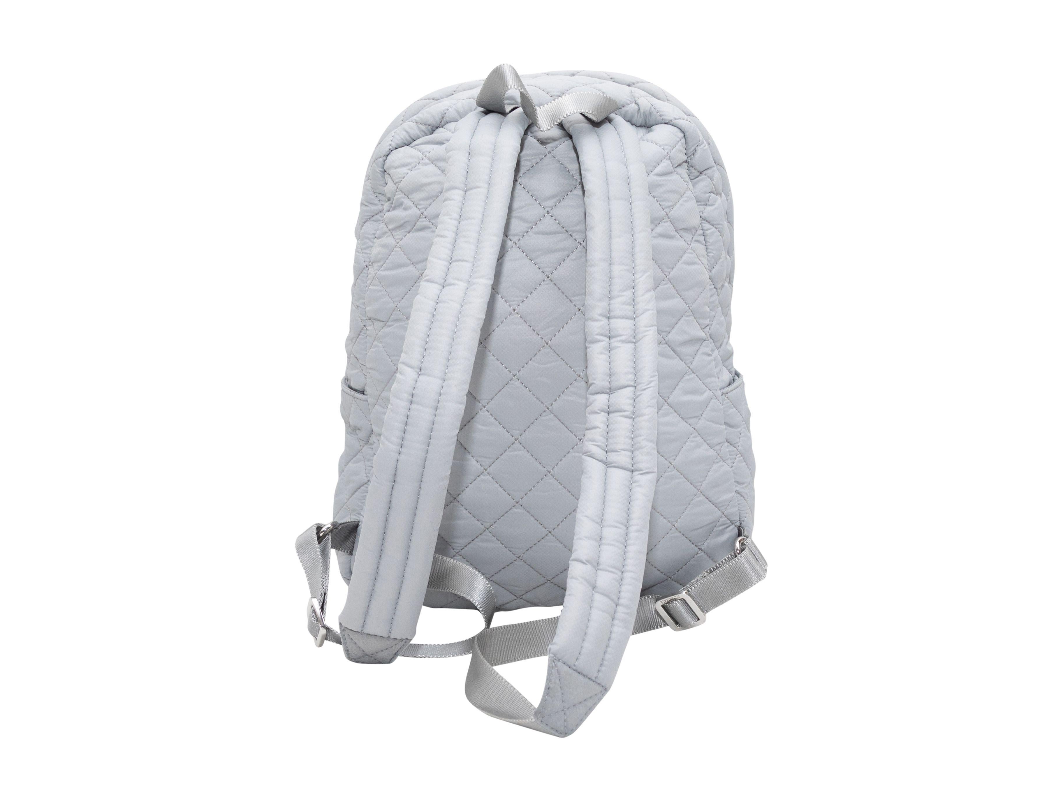 MZ Wallace Grau Gesteppter Mini-Rucksack 5