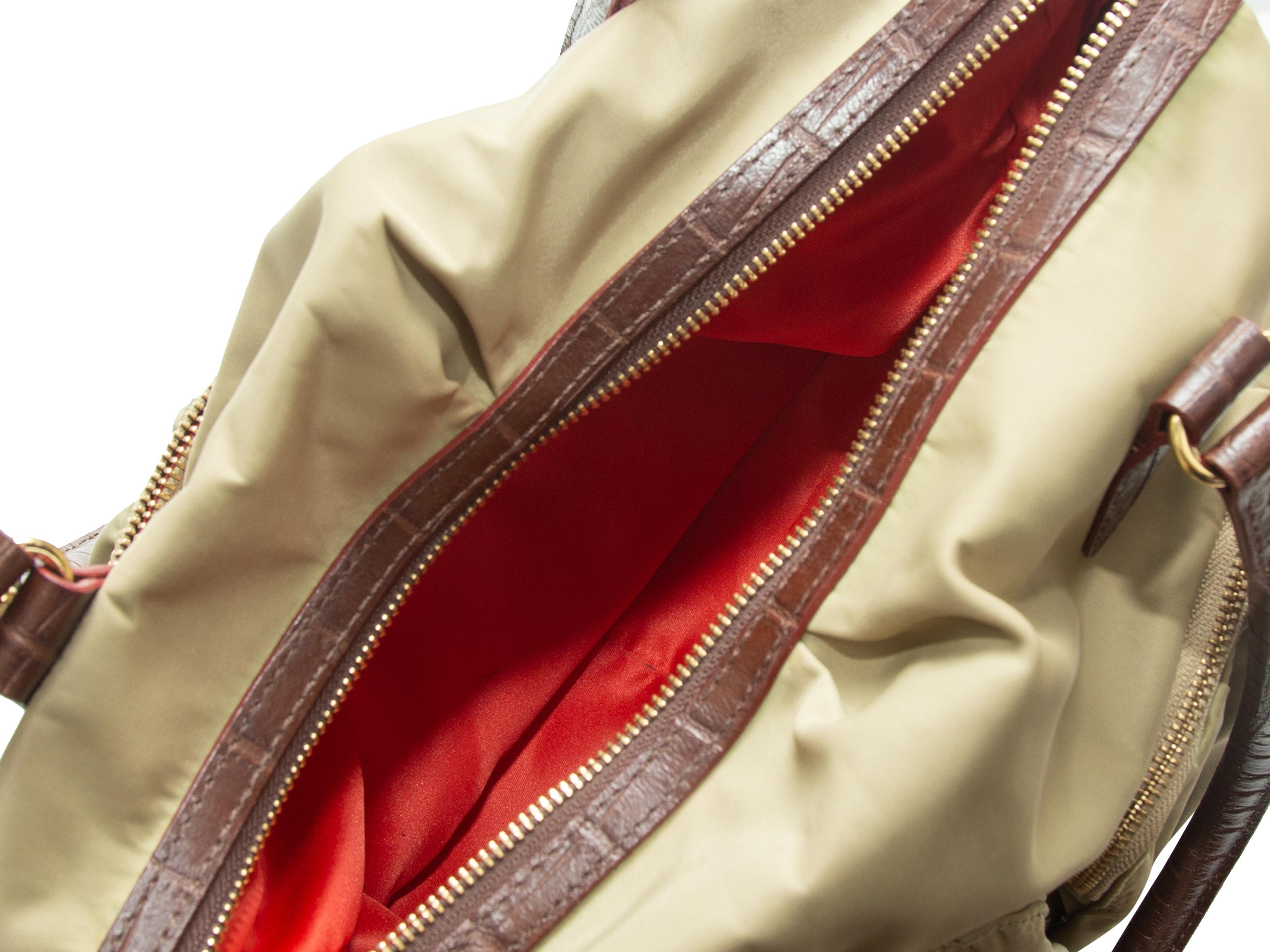 MZ Wallace Khaki Nylon Pocket Tote Bag In Good Condition In New York, NY