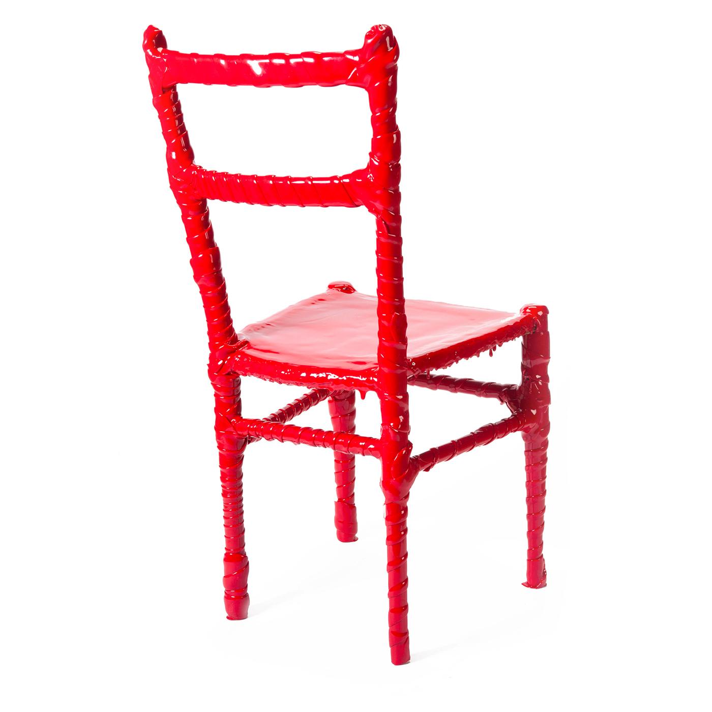 A brand new series of pieces by Paola Navone (2019), manufactured entirely by Corsi Design's craftsmen. All One-Off Collection chairs are part of the upcycling project: forgotten chairs, often ignored or hidden in some corner of the world, are