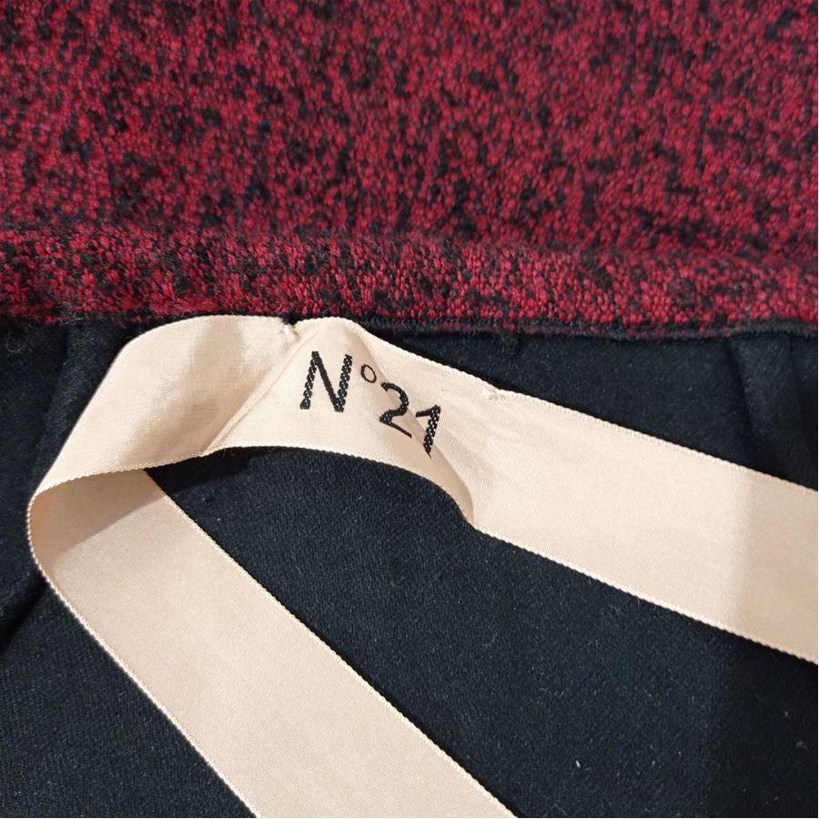 Black N° 21 Melange skirt size 40 For Sale