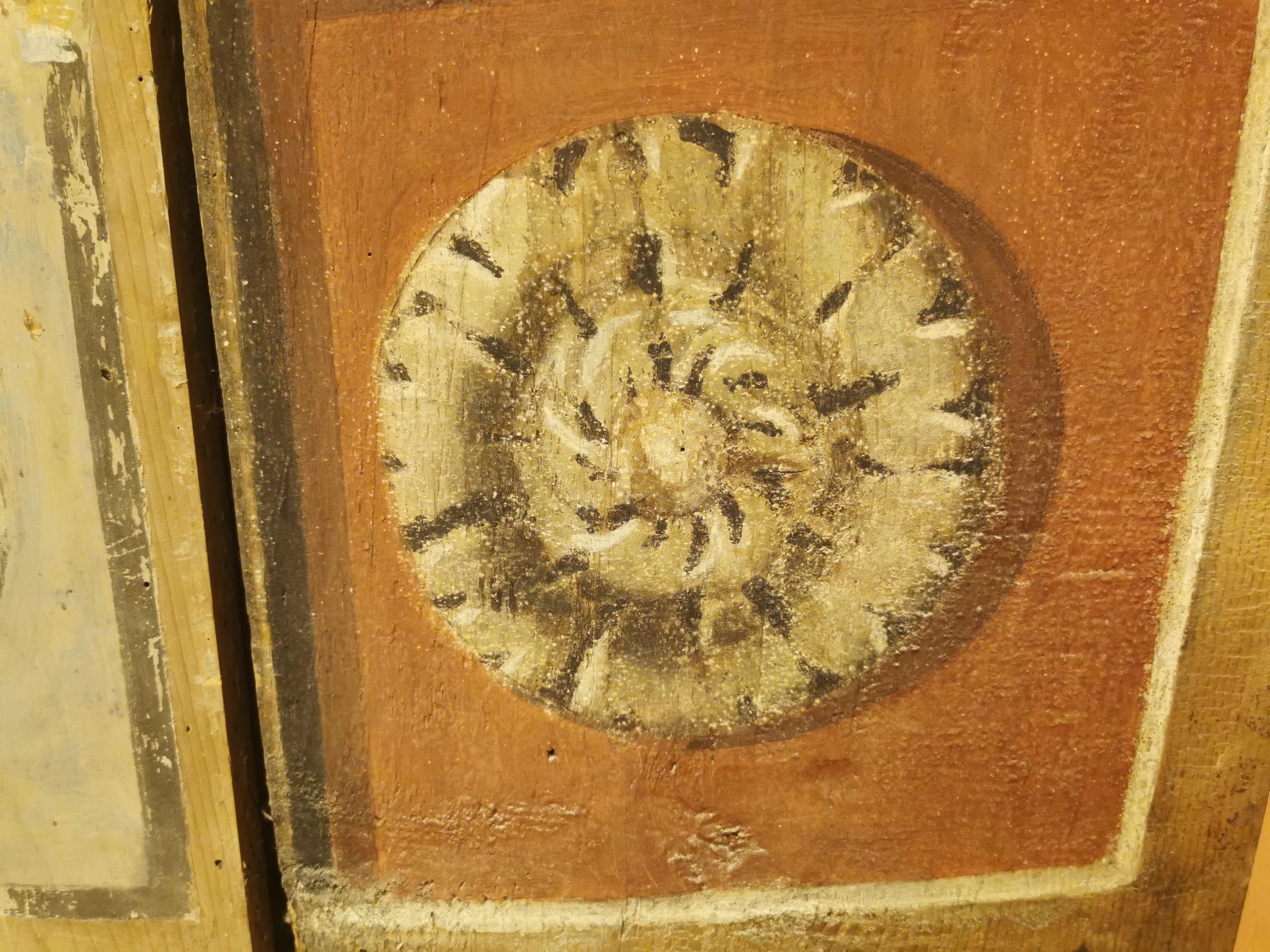 N. 55 Deckenwände, bemalt in Tempera, 17. Jahrhundert im großen Stil (Italienisch) im Angebot