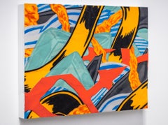 « All Parts of the Animal », textiles collages, abstraction géométrique, techniques mixtes