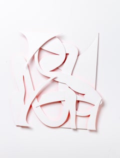 "Louise I", Acrilico su legno, scultura astratta geometrica