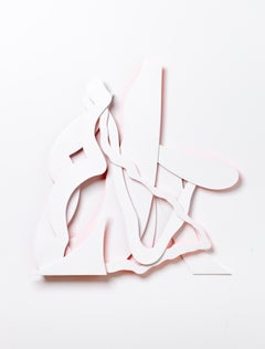 "Louise III", Acrilico su Wood, scultura astratta geometrica