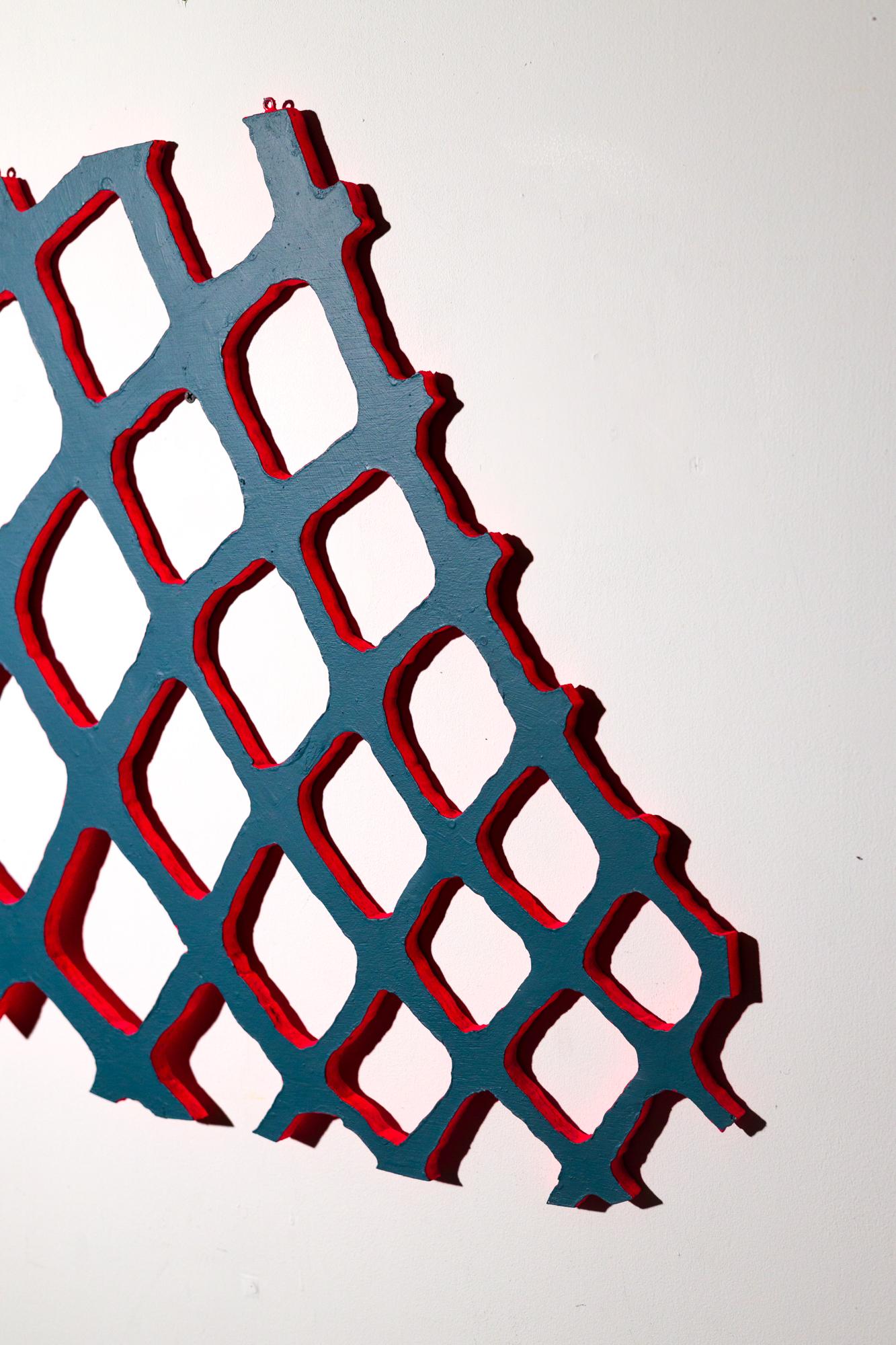„Ohne Titel IV“, Acryl auf Holz,  Abstrakte Skulptur, Geometrische Abstraktion (Zeitgenössisch), Sculpture, von NDA