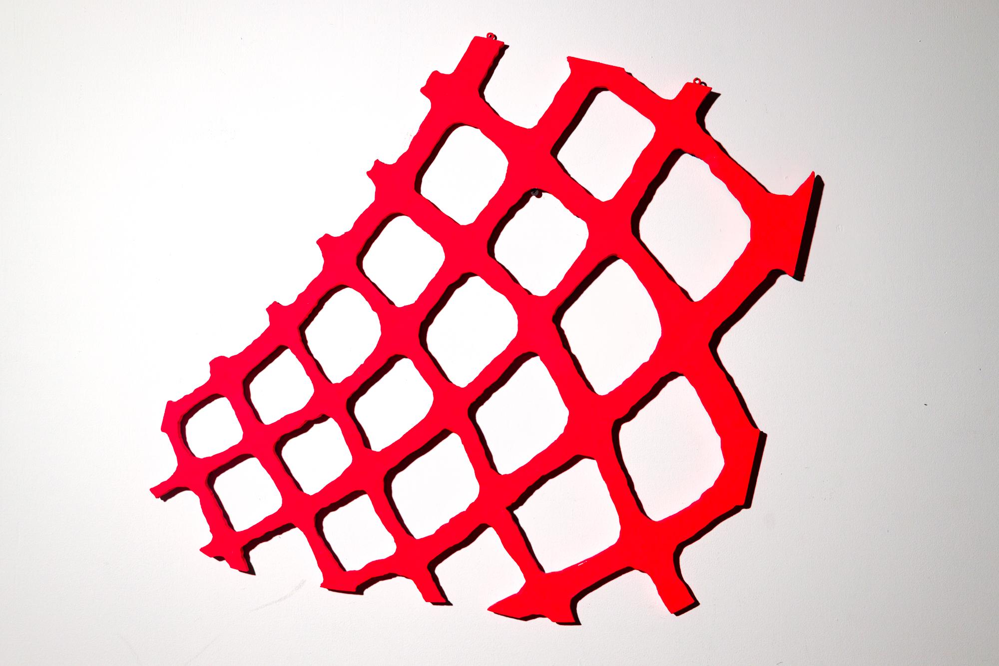 „Ohne Titel IV“, Acryl auf Holz,  Abstrakte Skulptur, Geometrische Abstraktion im Angebot 3