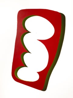 "Senza titolo V", Acrilico su Wood,  Scultura astratta, astrazione geometrica