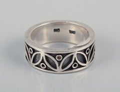 N. E. From and other Danish silversmiths. Four sterling silver rings.