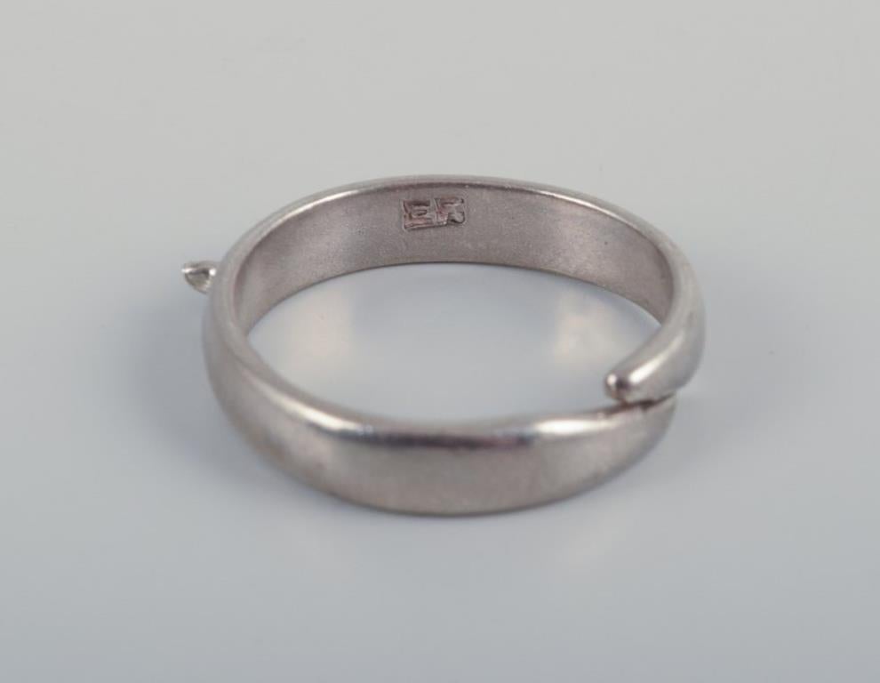 N. E. From et d'autres orfèvres danois. Quatre anneaux en argent sterling. en vente 2