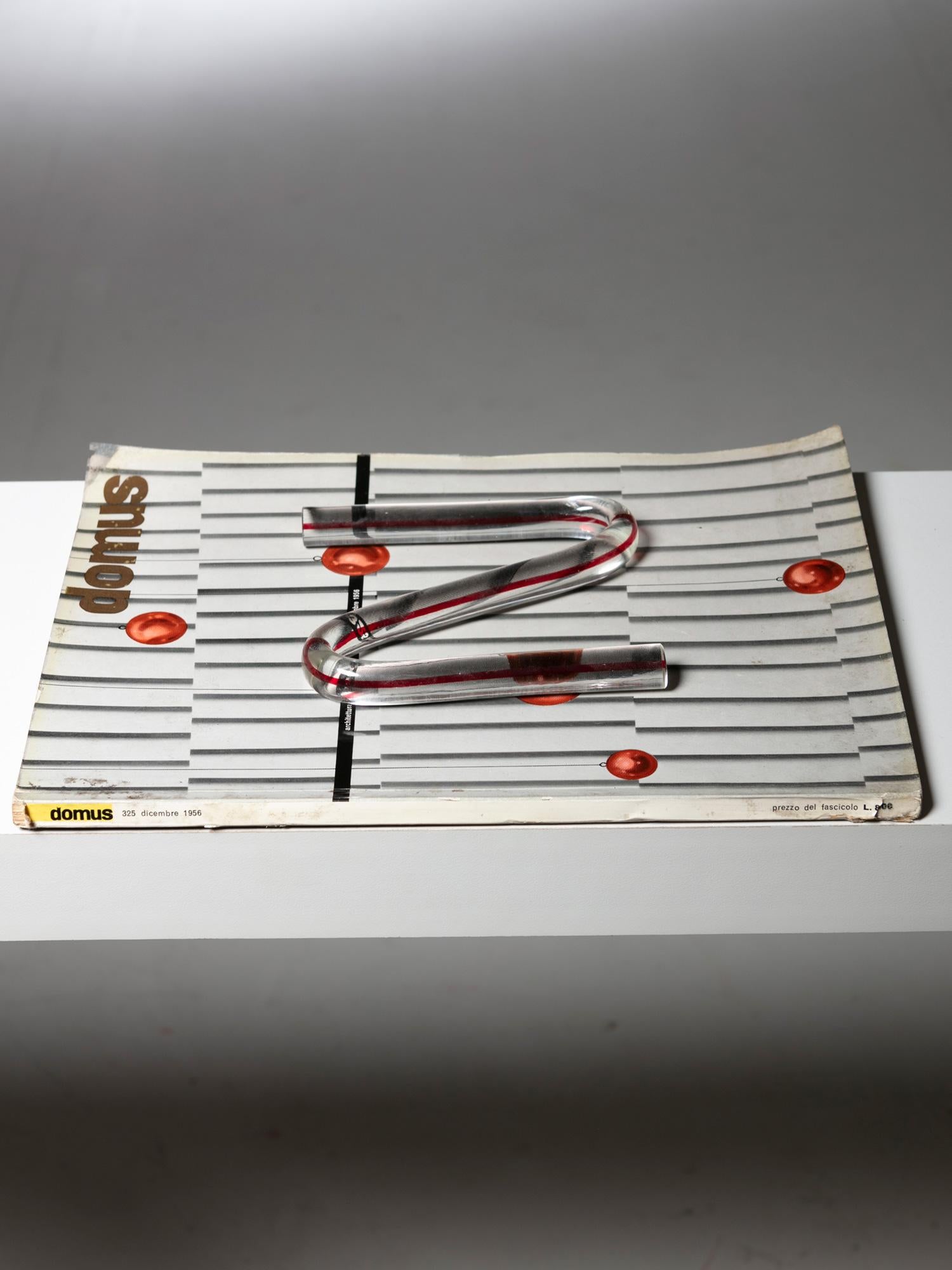„N“ „E“ „O“ „N“ Kristallbuchstaben von Massimo Vignelli für Venini, Italien, 1980er Jahre (Muranoglas) im Angebot