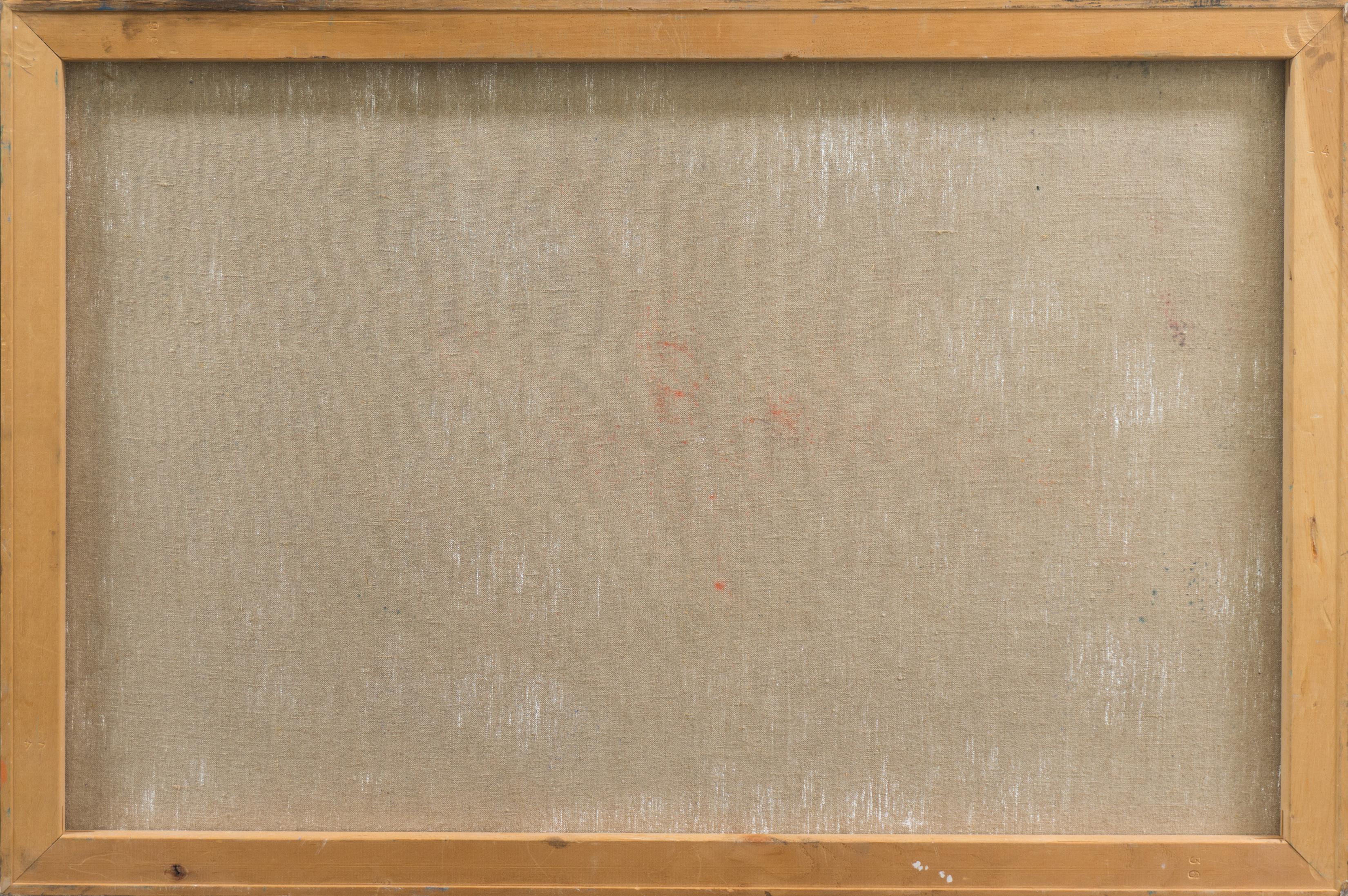 'Abstraction in Coral and Scarlet', American Abstract, 1970's For Sale 4