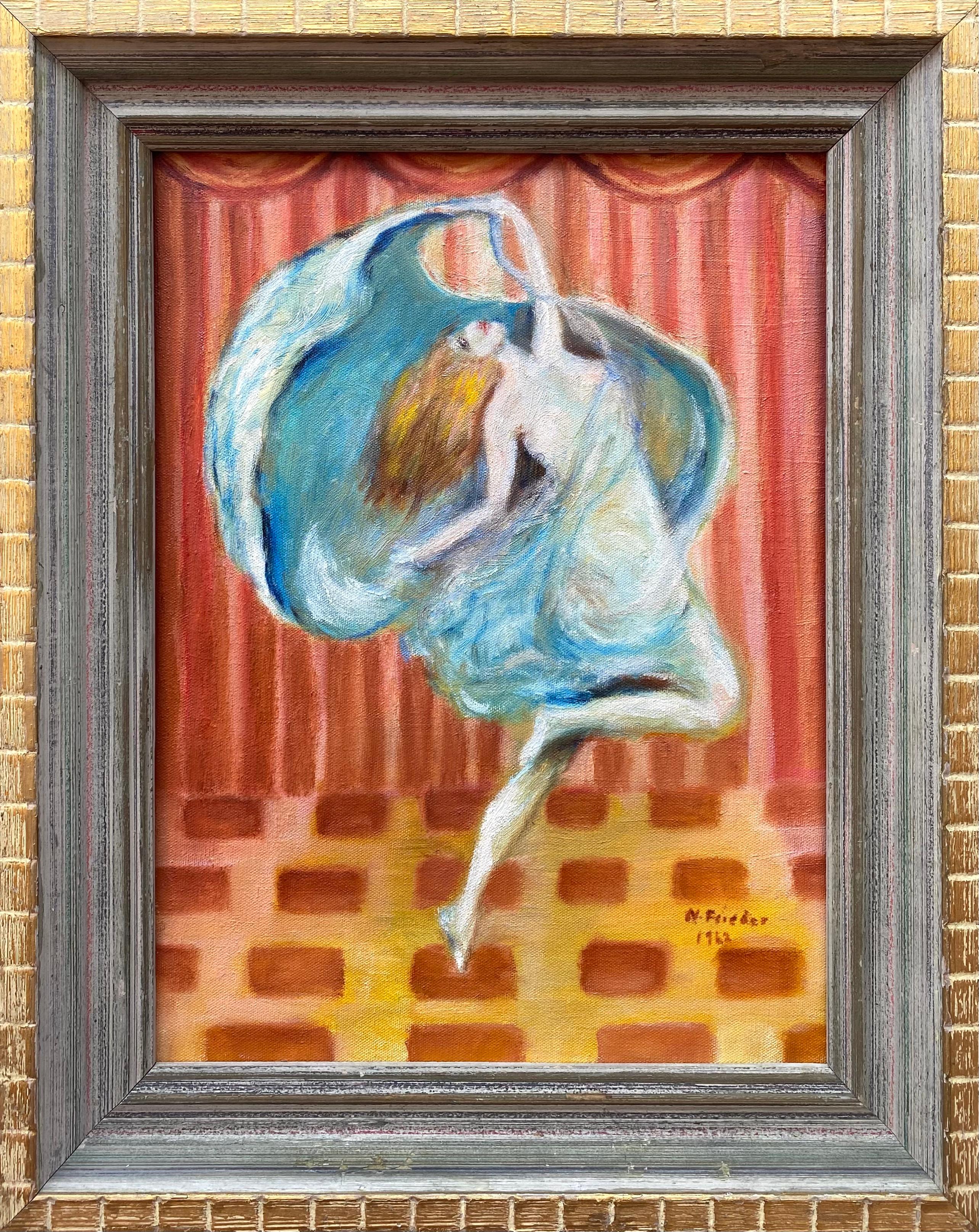 “Modern Dancer” - Painting by N. Frieder