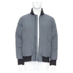 N HOOLYWOOD chaqueta bomber acolchada de plumas de ganso con contraste amarillo S