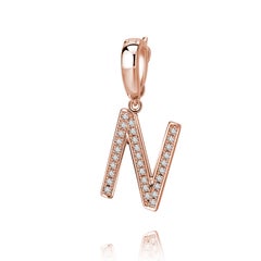 N-Initial Pendant/Charm