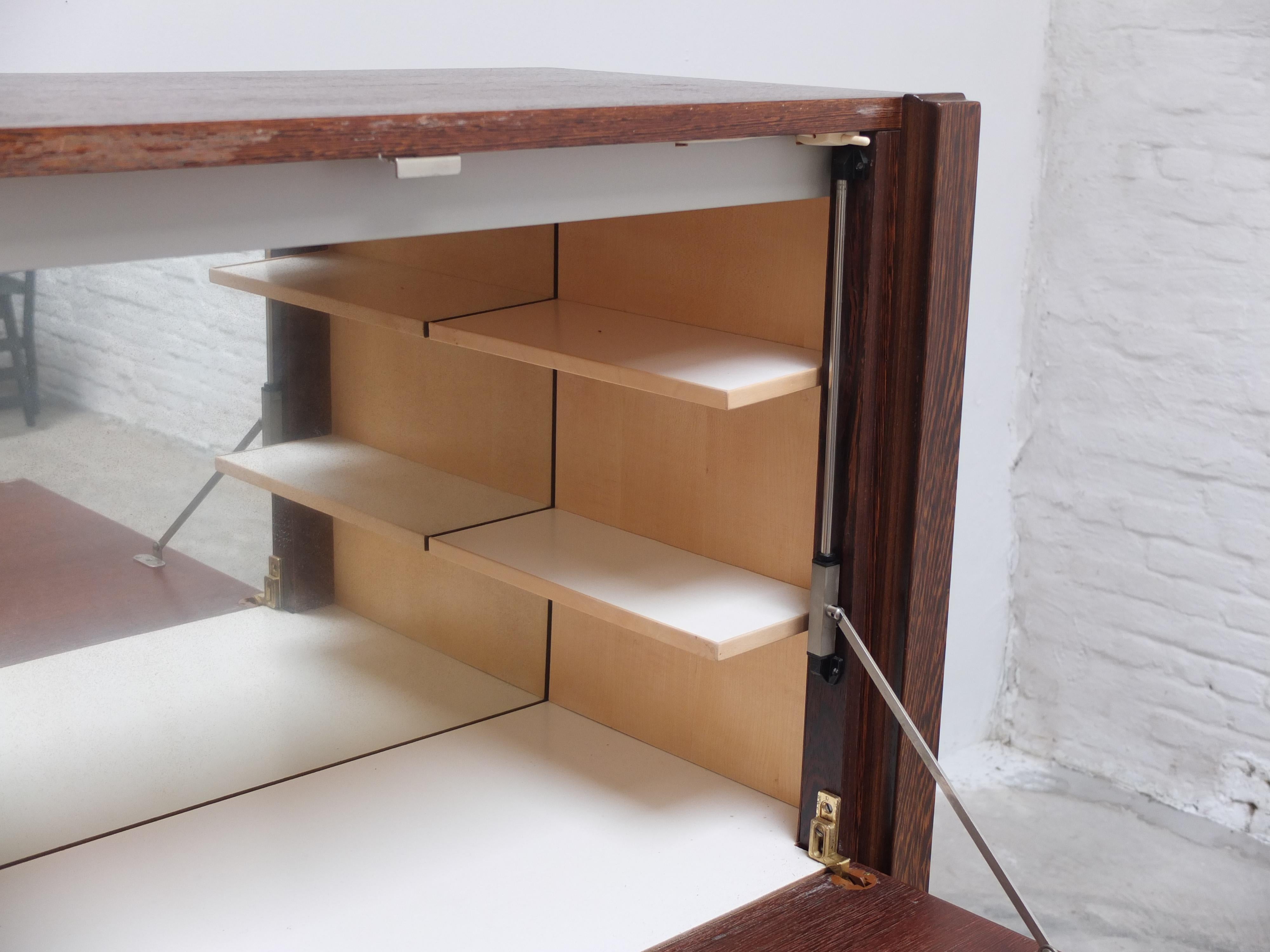 N-Line 'Team Program 500' Bar Cabinet in Wengé, 1966 For Sale 8