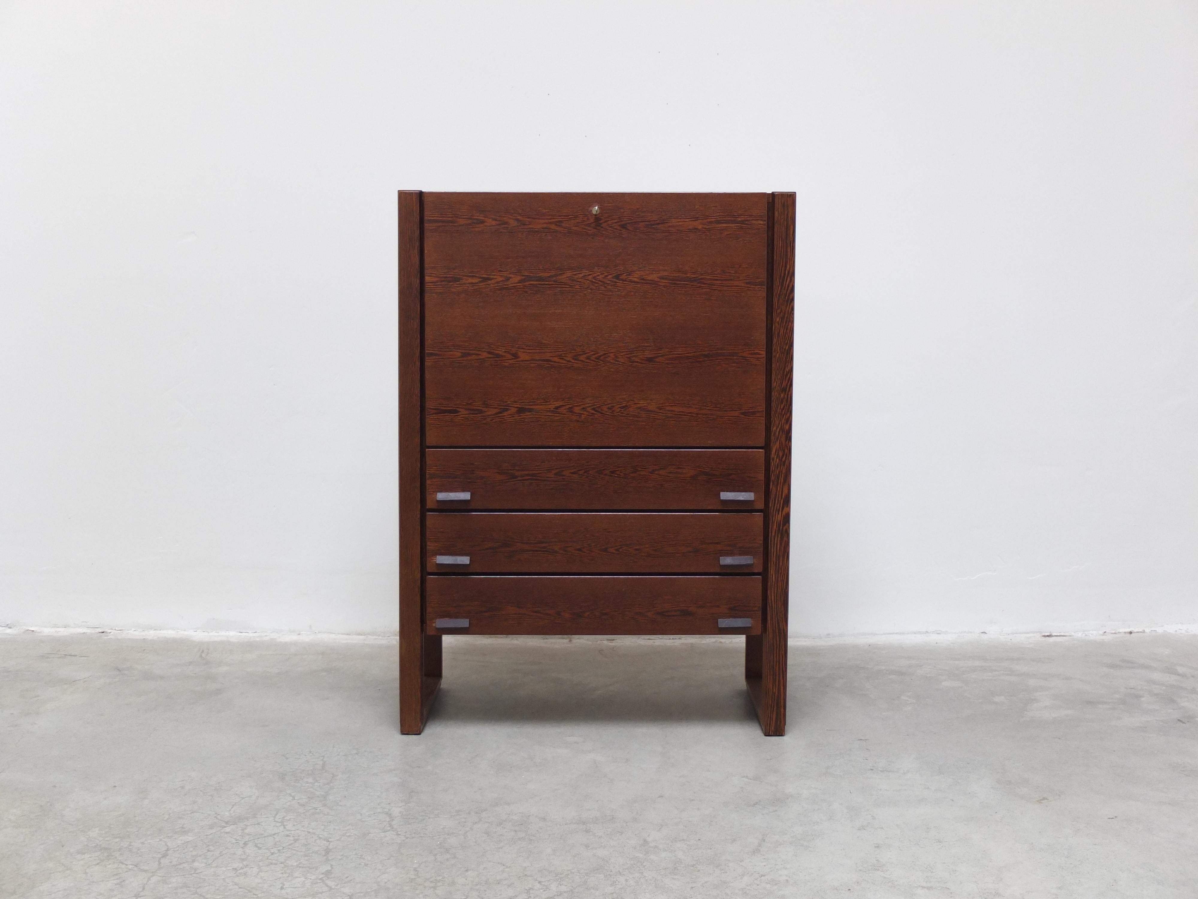 Mid-Century Modern N-Line 'Team Program 500' Bar Cabinet in Wengé, 1966 For Sale