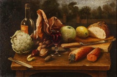 N. Marsh - Signed and dated 1968 Oil, Still Life on Table