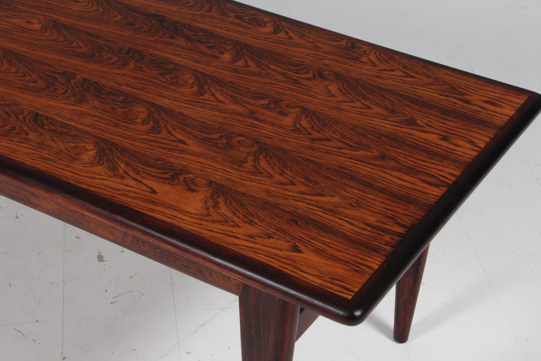 Scandinavian Modern N. O. Møller Coffee Table, Denmark, 1960s
