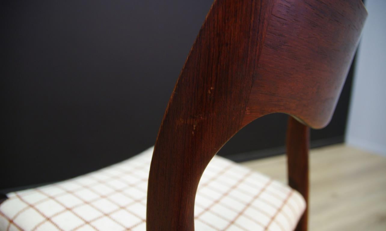 N. O. Moller Chairs Rosewood Danish Design 2
