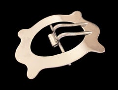 N. P. Co. - Vintage Sterling Silver Belt Buckle - United States - 20th Century