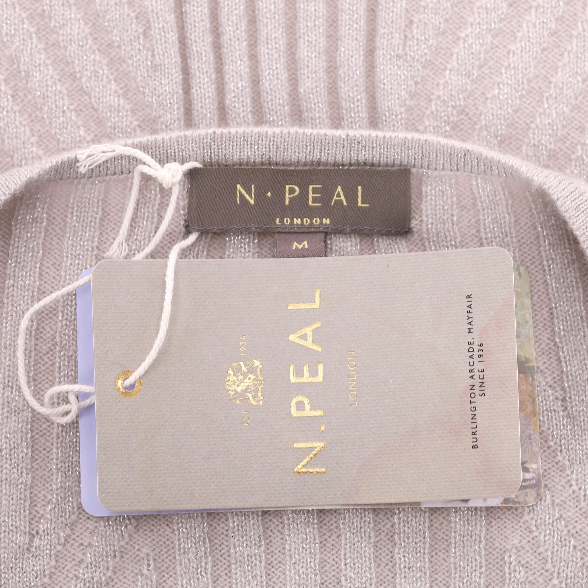 Women's N. Peal Ribbed Cashmere Jumper For Sale