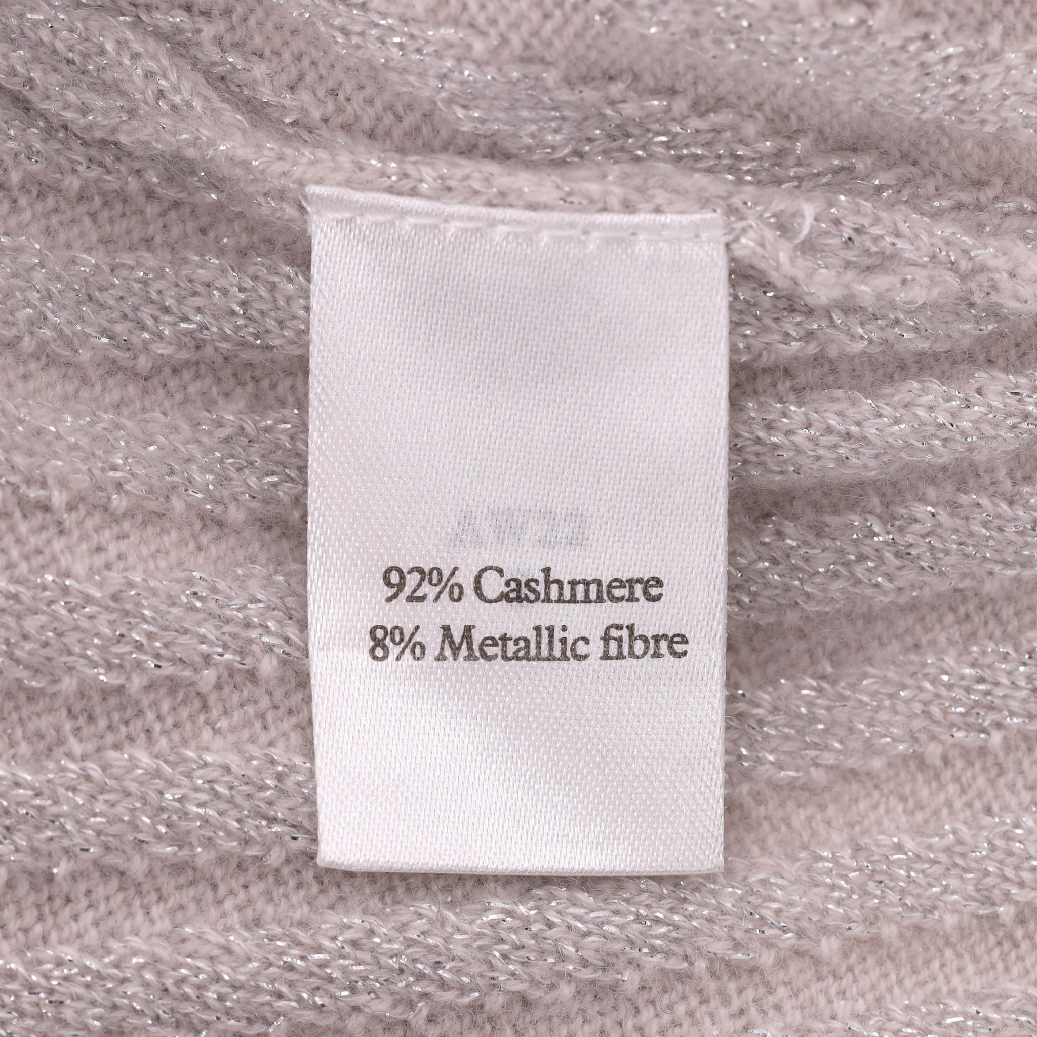 N. Peal Ribbed Cashmere Jumper For Sale 1