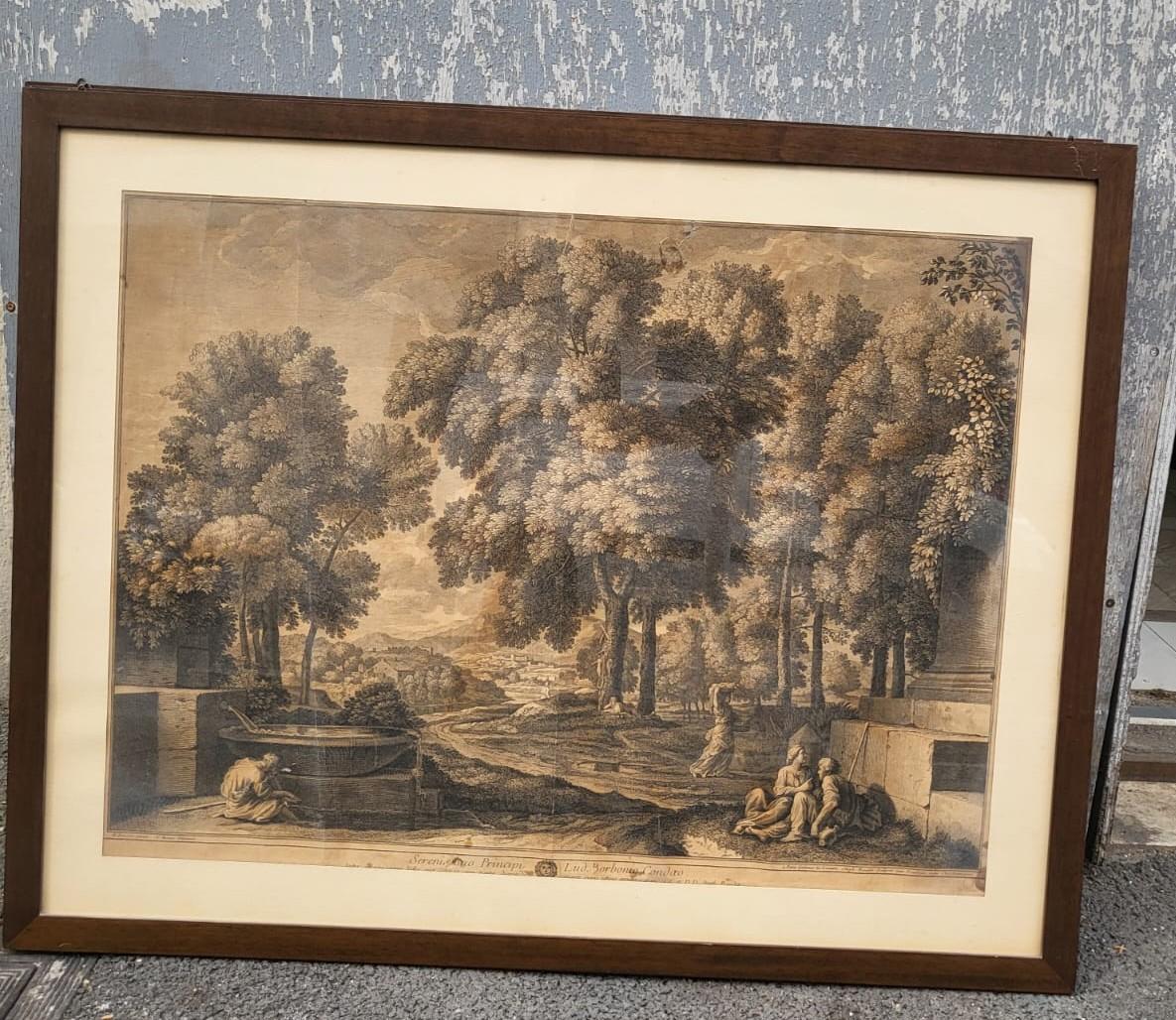 N Poussin And E Baudet, Suite Of 3 Framed Engravings, Late 18th Century Early 19 6