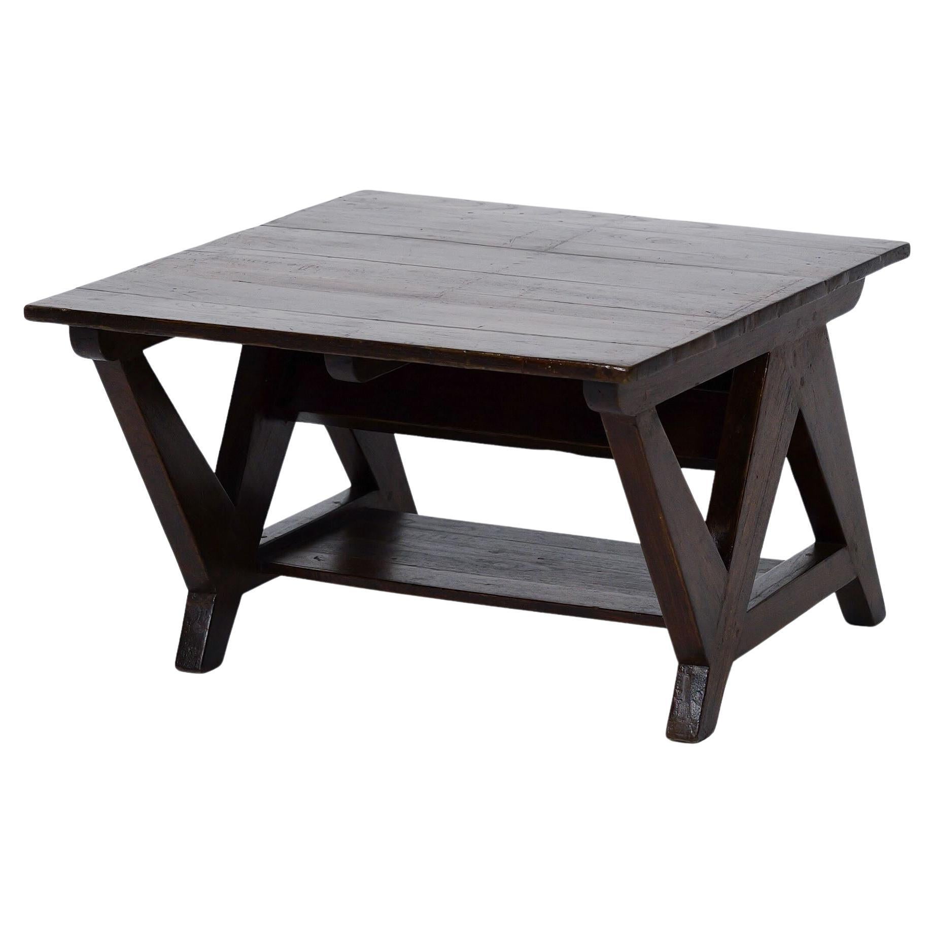 N-Shape Coffee Table by Pierre Jeanneret for Chandigarh, India, Circa 1960