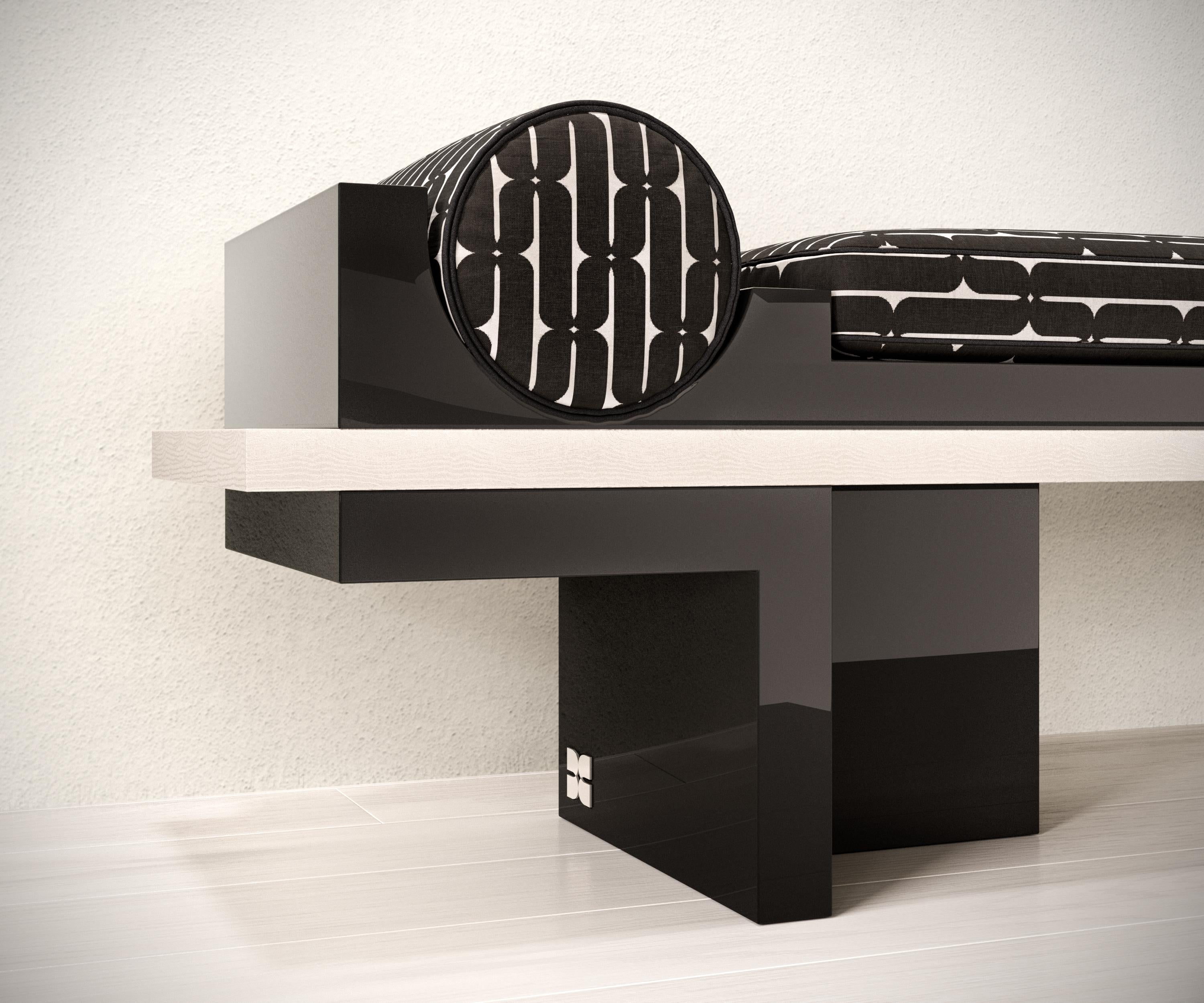 LIMITED EDITION 30
SIGNED, SERIAL NUMBER AND CERTIFICATE OF AUTHENTICITY
GUILTY PLEASURE COLLECTION
YEAR 2024
“Patron Bench,” where sophistication meets minimalism in a seriously cool way.

Our sculptural “Patron Bench” boasts a sleek design that’s
