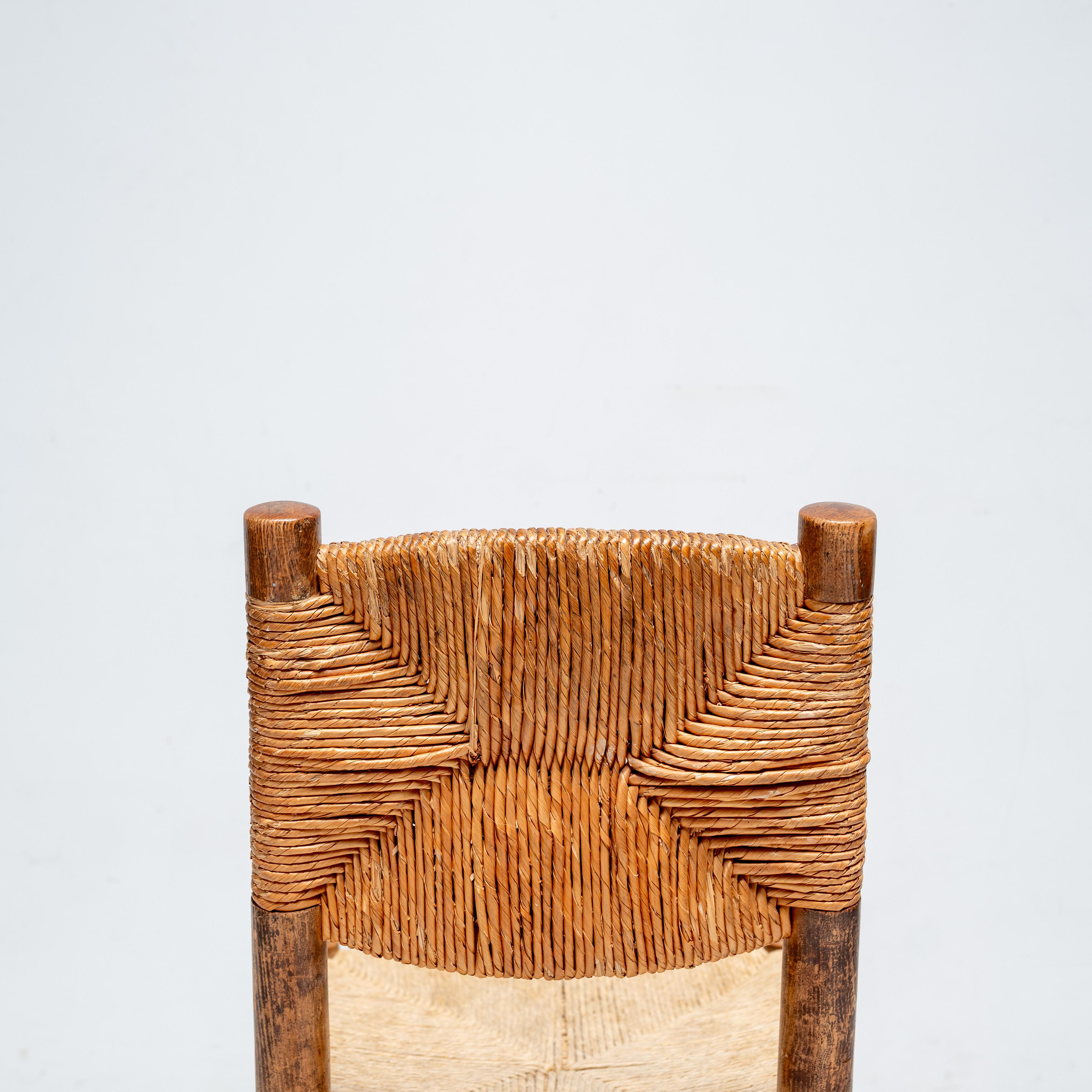 20th Century N°19 “Bauche” Chair by Charlotte Perriand, Sentou, 1960s For Sale