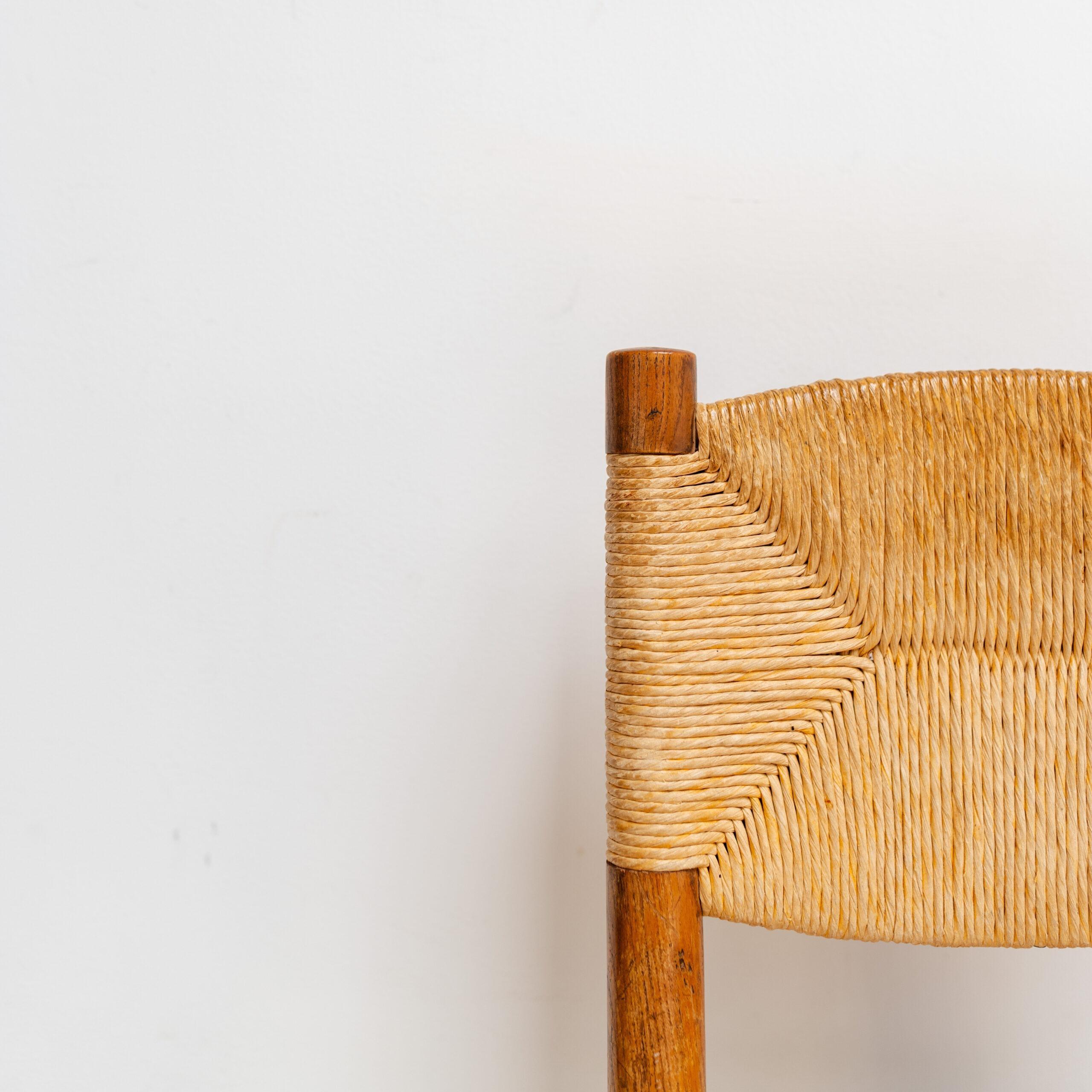 Français N°19 Chaises Bauche par Charlotte Perriand, lot de 4 en vente