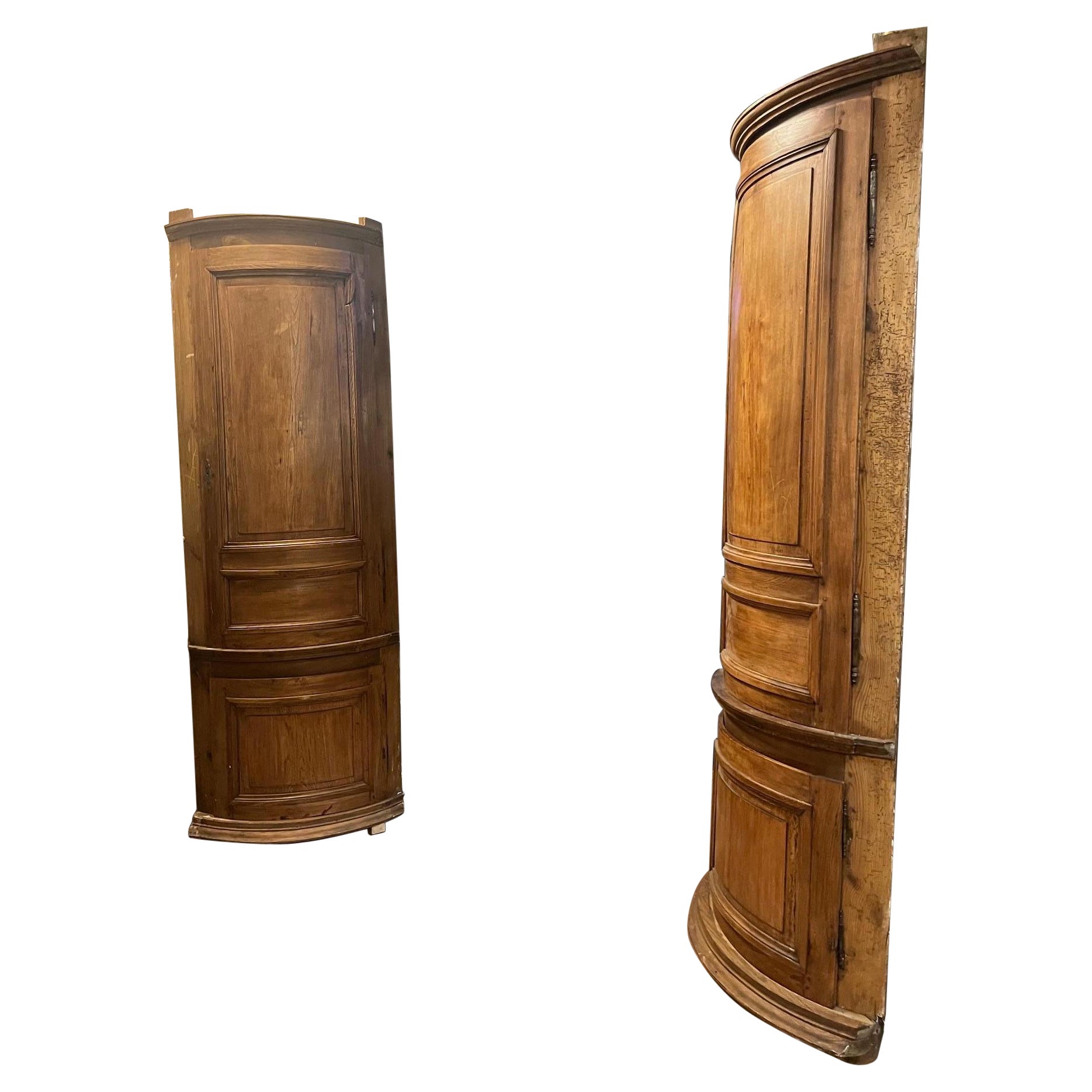 No.2 placard oak cornerboards with top and bottom panels, italy For Sale
