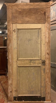 N.2 Porte laccate con sovrapporta dipinto, Italia