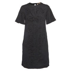N°21 Black Floral Patterned Lace Sheath Dress M
