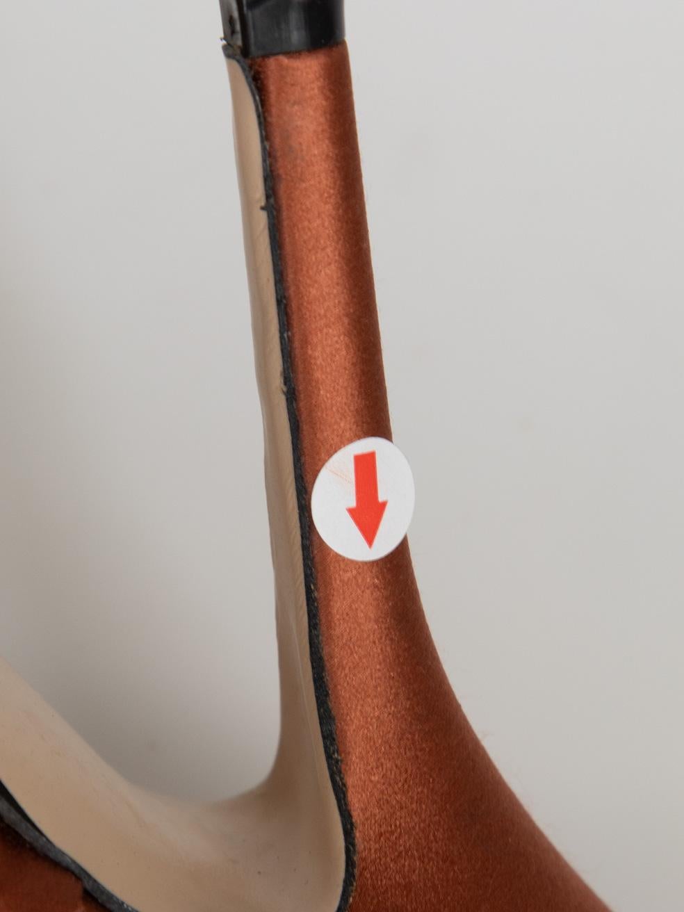 N°21 Braun Plissee-Pantoletten Größe IT 37 im Angebot 2