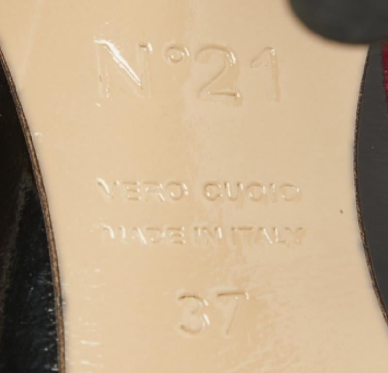 N21 Borgoña Satén Raso Nudo Mules Talla 37 en venta 3