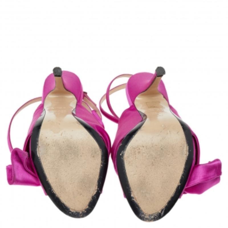 Rosa N21 Sandali alla caviglia in raso rosa Raso Knot Taglia 37