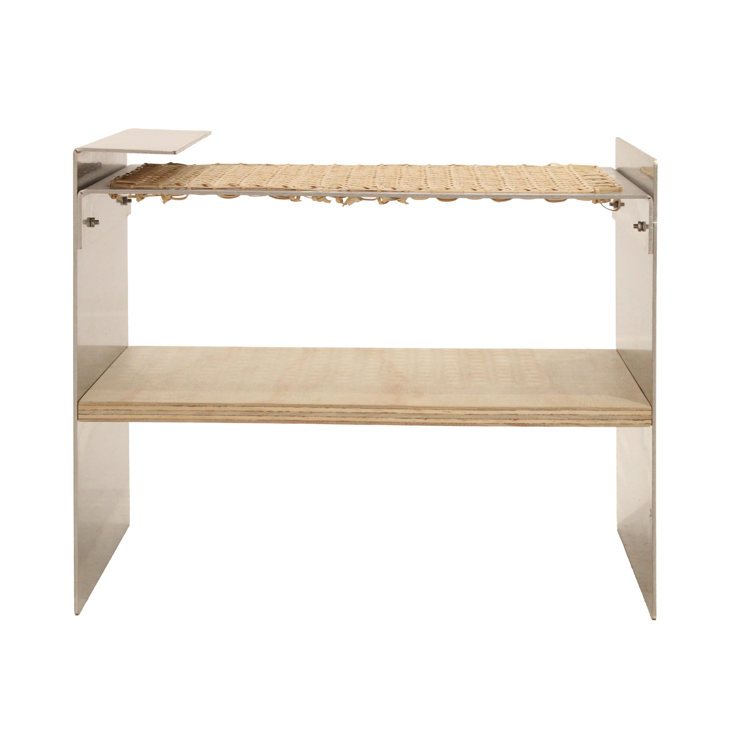 The N270 side table is part of the NeoArtesanía project by Spanish designer Guille del Paso — a collection that proposes a visual journey through the diverse construction and manufacturing techniques that have shaped the history of furniture