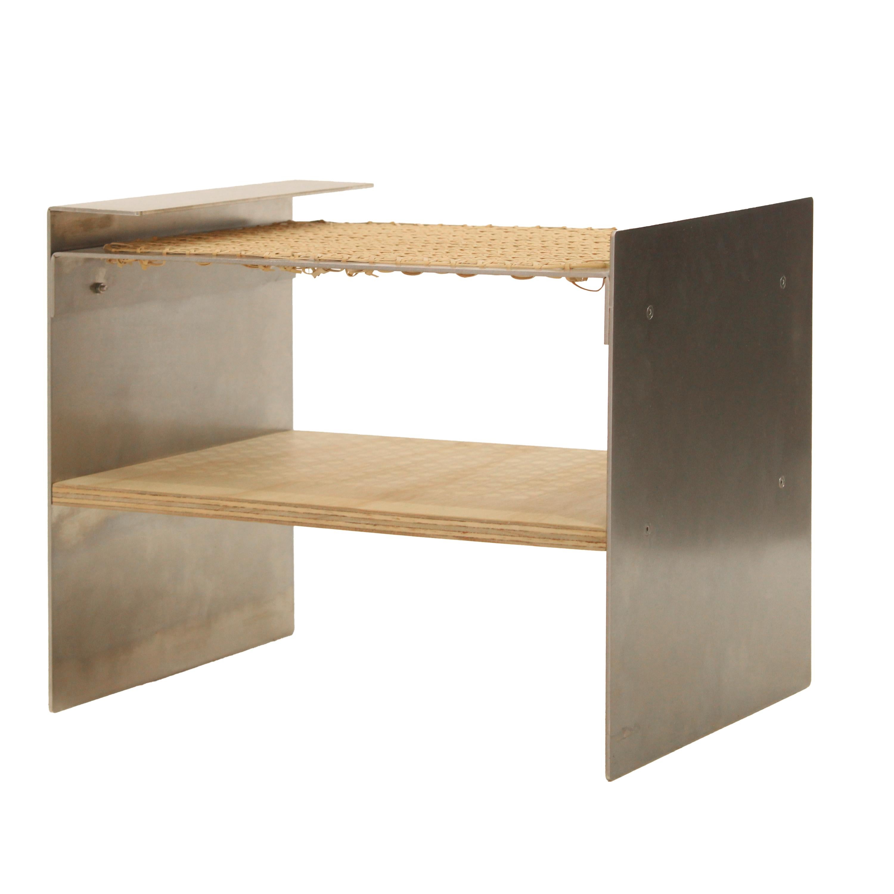 “N270” Side Table by Guille del Paso, NeoArtesanía Collection, Spain, 2025 Tejido a mano en venta