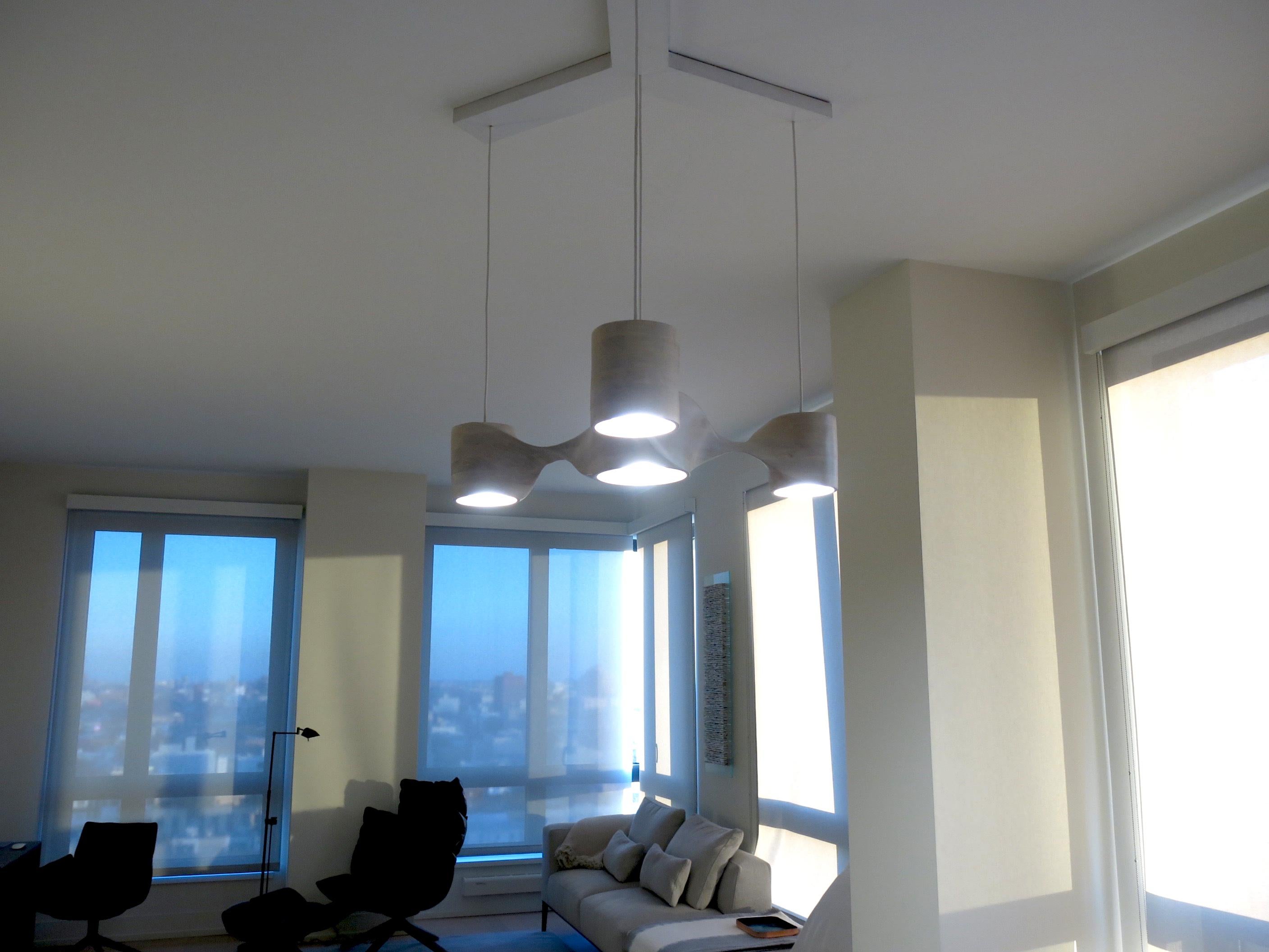 Contemporary N3 Chandelier by Aaron Scott For Sale