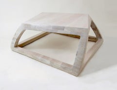 N4 Coffee Table Handcrafted in Solid Bleached Cherry