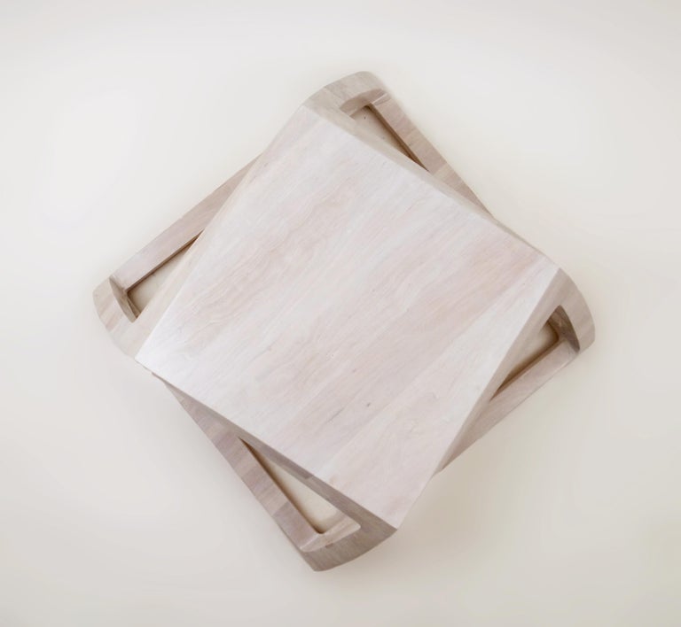 Modern N4 Coffee Table in Bleached Cherry For Sale